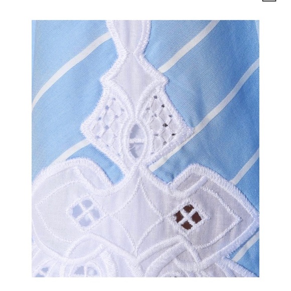 Jonathan Simkhai Scallop cutout mini wrap dress 8 - Picture 6 of 8